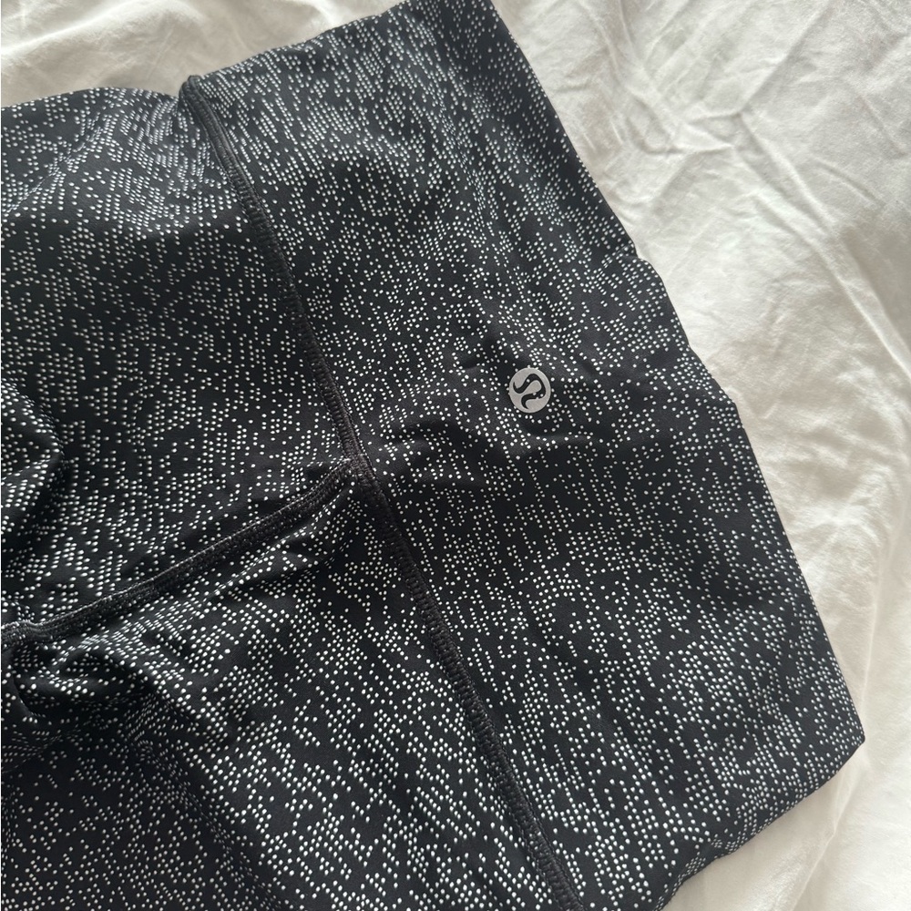 Lululemon Athletica Black and White Patterned Pants